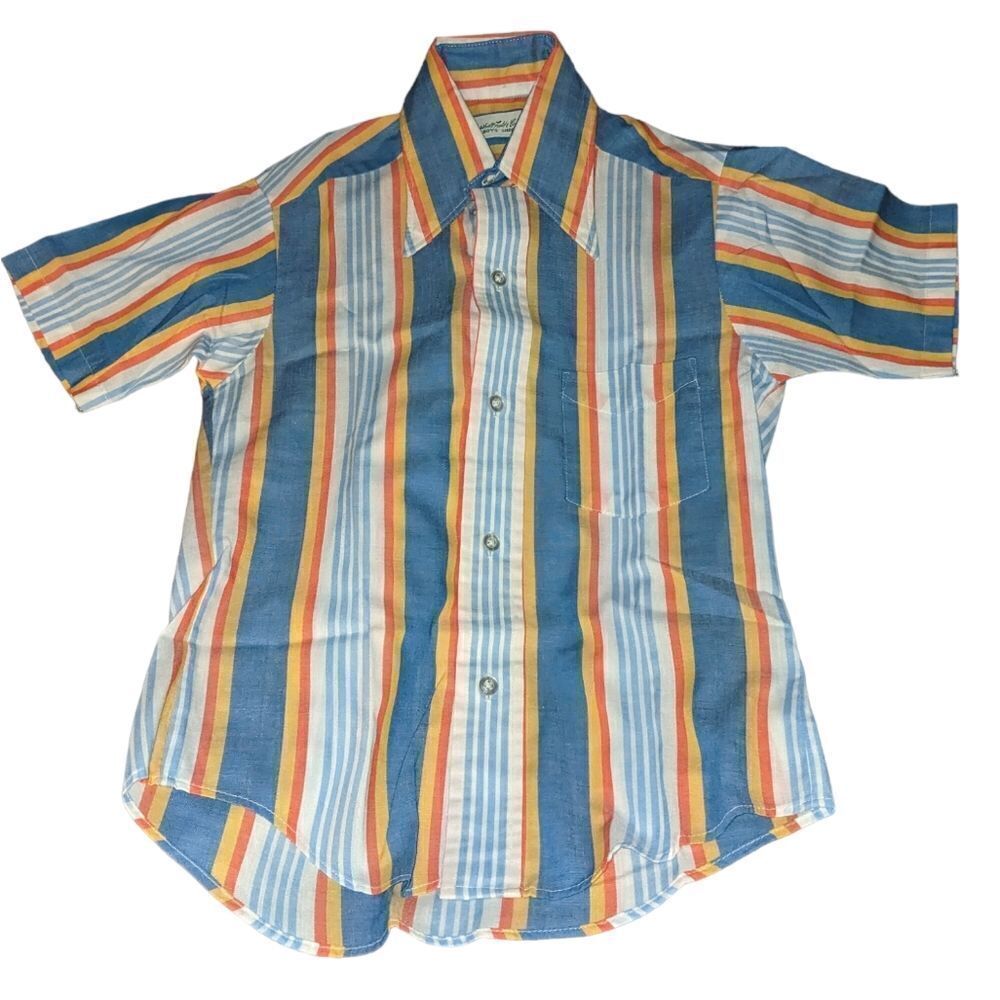 Marshall Field & Company vintage striped shirt size 10